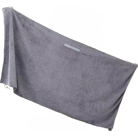 1 Serviette Cheveux Microfibre, Séchage Rapide Super Absorbante, Avec Bande Élastique Anti-Chute, Pour Femmes Filles Cheveux Longs (1/5)