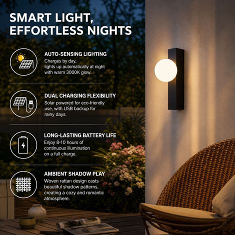 Applique murale LED design minimaliste, abat-jour en acrylique et corps laqué, lumière douce pour chambre ou salon, 5W (1/4)