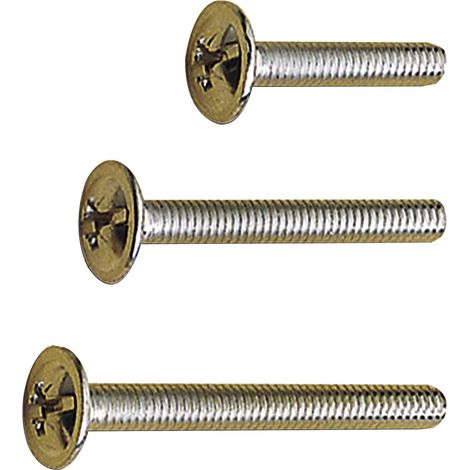 Möbelgriffschrauben ø M 4x32 mm (Schlitz) Schrauben für Schubladengriffe Stahl