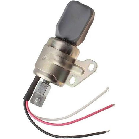Für E20 E17 1756ES Bagger 12V Flammenaussetzer-Magnetventil-Not-Aus-Schalter--