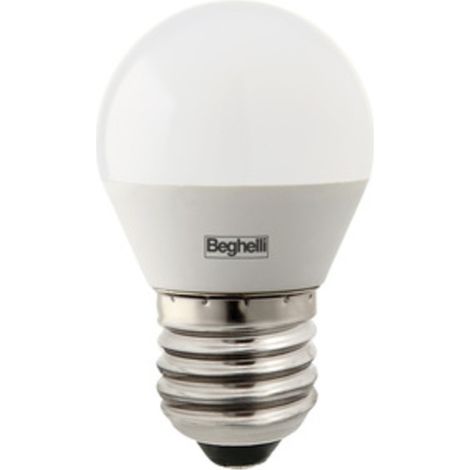 BEGHELLI LED SFERA E27  5W 56815 NAT 4000K PLAST Q.TA 10