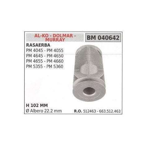 Supporto mozzo portalama rasaerba tagliaerba PM 4045 4055 4645 DOLMAR 040642