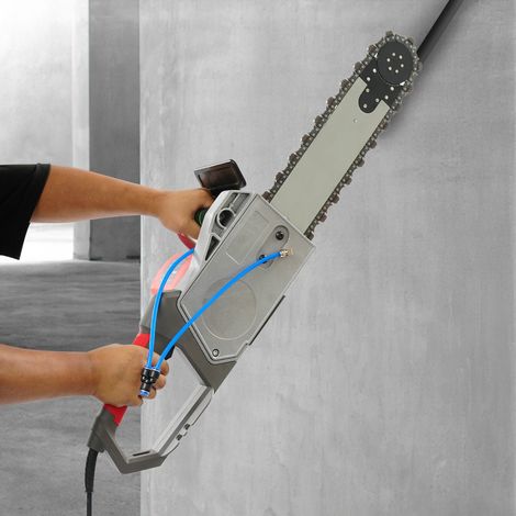 Senderpick – Tronçonneuse à béton électrique 35 cm – Profondeur de coupe 35 cm – Moteur 5800 W – Système de refroidissement à eau – Pour béton et granit