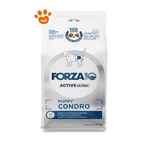 Forza10 Dog Active VetDiet Puppy Condro  - Forza10 Dog Active VetDiet Puppy Condro - Sacco Da 10 Kg