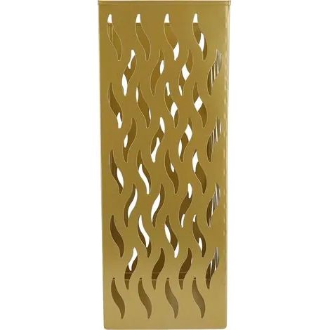 Porte-parapluies d'entrée élégant, seau de rangement en métal doré, organisateur de parapluies d'intérieur pour la maison et le bureau (1/3)