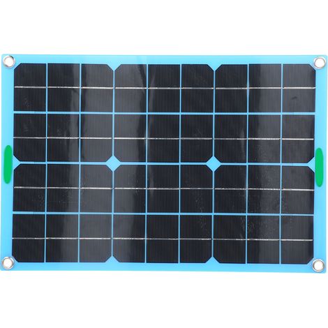 Multifunctional ultra-thin monocrystalline solar panel, portable outdoor emergency solar panel, 20W (1/5)