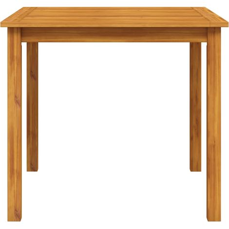Table de jardin Table d'appoint, Table de Balcon, 85x85x74 cm Bois d'acacia massif OIB3163E (1/4)