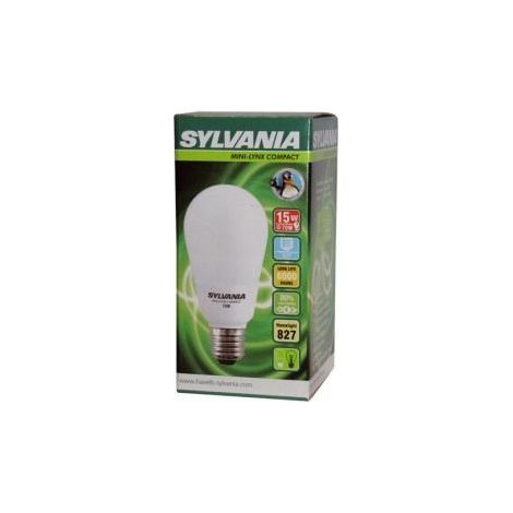 Ampolla Sylvania mini-lynx gls 15W 2700K