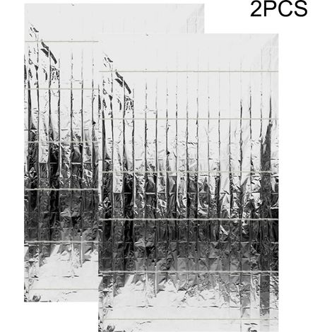 [Feuille Réflective Mylar] PETP de Haute Qualité 120x210cm 2 Pièces - Lumière 95% Réfléchie, Résistant, Écologique (1/5)