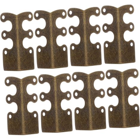 Protège-coins décoratifs, fer, style vintage, pour décoration (1/5)