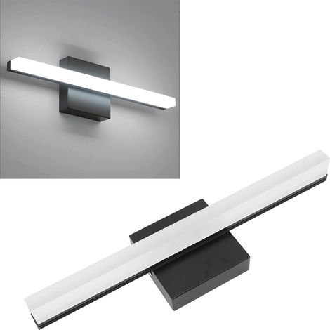 Moderner und minimalistischer Badezimmerspiegel mit 40 cm LED-Beleuchtung, 6000K Weißlicht, ideal für den Schminktisch. (1/5)