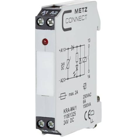 Module de couplage 24 V/AC (max) 1 NO (T) Metz Connect 11061325 1 pc(s)