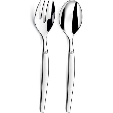 Jet, 2 Couverts de Service ou Couverts à Salade, 25.5 cm, Inox (1/5)
