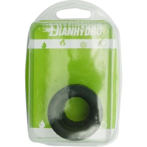 Bimorsetto In Gomma Nera Blister-Diam. Mm 32