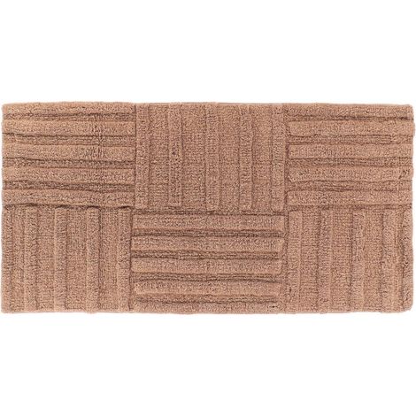 Tappeto kacy in cotone 45x90cm - cappuccino - Tendance
