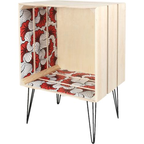 Table à café bout de canapé à motifs ginkgo WAX