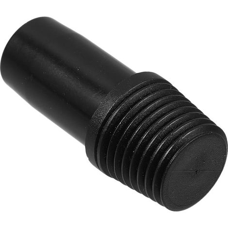 Adaptateur de Filetage en Plastique Noir pour Rallonge de Poignée de Manche à Balai, Design Sécurisé et Longueur Ajustable pour Scénarios Multiples (1/5)