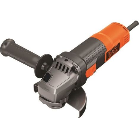 Meuleuse d'angle filaire 900W BLACK+DECKER - BEG220-QS - Découper - Noir - 125mm - 1200 trs/min (1/4)