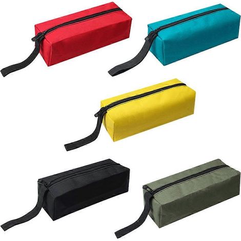 Ensemble de 5 petits sacs à outils imperméables en tissu Oxcompatibled avec fermeture éclair (1/5)