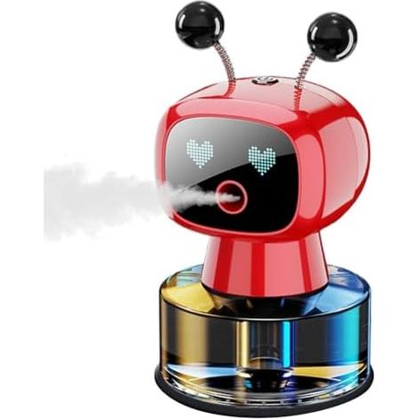Désodorisant pour voiture Parfum d'ambiance longue durée en forme de robot intelligent Parfum pour voiture Idéal pour hôtel, camion, placard, salle de bain, maison, chambre, intérieur (1/5)