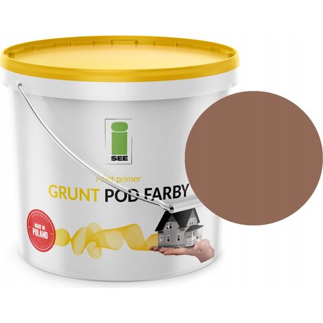 Apprêt pour peinture silicone pour façade, teinte marron clair, marron foncé, 10 L (1/5)