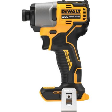 DeWalt DCF840N-XJ, Llave de impacto a batería XR 18V, Vaso hexagonal de ¼ pulgada, Autobloqueo, 200 Nm de par de apriete, Incluye gancho metálico para cinturón, Sin batería/cargador