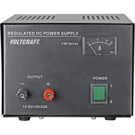 [NEUWERTIG] B-Ware Voltcraft Labornetzgerät FSP-11330 Netzteil 13.8 V/DC 30 A 415 W Schwarz 9,1 kg (1/2)