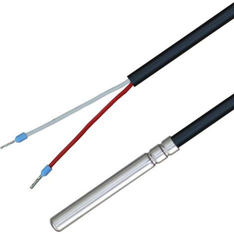 NTC 2kΩ Temperaturfühler mit 2m PVC-Kabel, IP65 wasserdicht, für Heizung und Klimaanlage (1/4)
