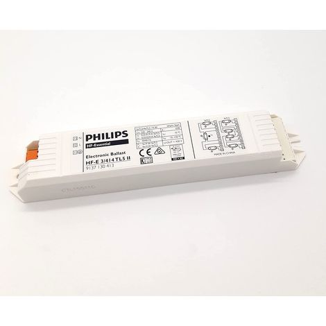 Philips – Ballast électronique 14W – Tension 220-240V – Fréquence 50/60Hz – Classe IP20 pour installation professionnelle