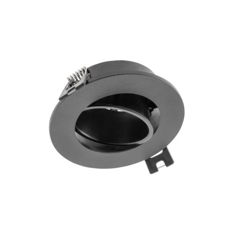 GTV Lighting - Support de spot plafond - rond - Noir - u00d890 mm - Ru00e9f : OP-LINTOK-00 (1/5)