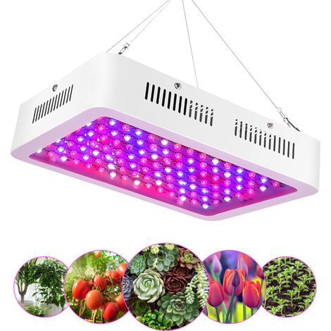Lampe de croissance LED pleine spectre double interrupteur pour plantes d'intérieur, culture végétative et floraison (1/5)