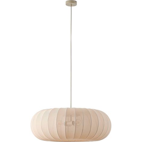Pendelleuchte "Helin" aus Textil für Wohnzimmer & Esszimmer von Lindby