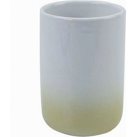 Titulaire De Verre Tasse De Dentifrice Blanc Yellow Salle De Bain Salle De Bain Accessoires 59903 (1/3)