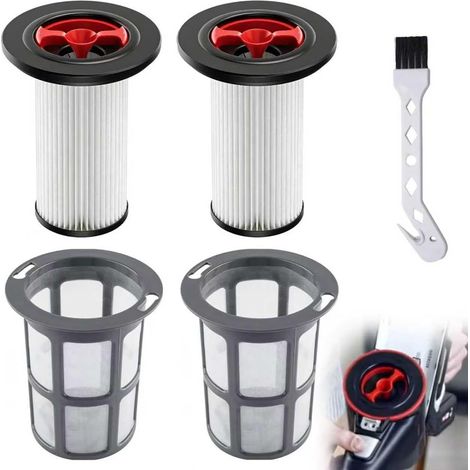 Lot de 2 filtres HEPA pour Bosch Gen2 série 8, avec brosse de nettoyage, filtres de rechange compatibles avec Bosch 12036642, 12023349 Accessoires pour aspirateurs (1/5)