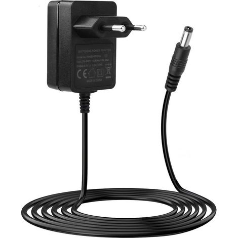 Alimentation 5V 2A Universelle, Adaptateur Secteur AC 100-240V vers DC 5V avec Fiche Jack 5.5 x 2.1mm, Câble d'alimentation Compatible avec Android TV Box, MXQ Pro, X96, Routeur, Caméra et Bande LED (1/5)