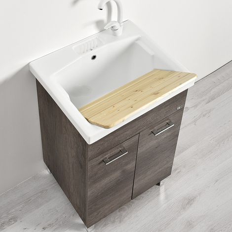 Mobile Lavatoio in ceramica KLARA 60x50 (1/5)