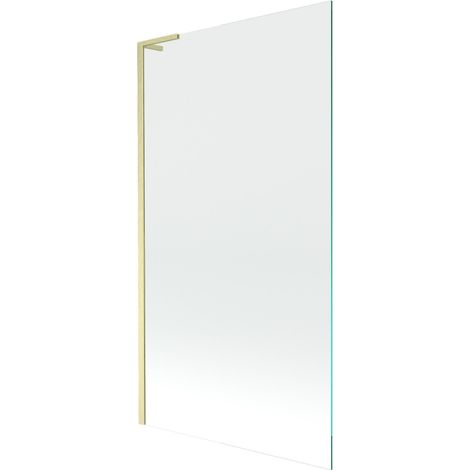 Paroi de baignoire Mexen Next L 1-volet 100 x 150 cm, transparent, or brossé - 895-100-000-03-00-55 (1/5)