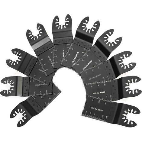 Jeu de 10 lames accessoires pour outils électriques, jeu de 10 lames de scie universelles (1/5)