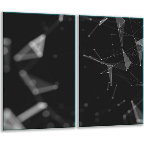 2x 30x52 schwarze Glasschneidebretter (1/5)