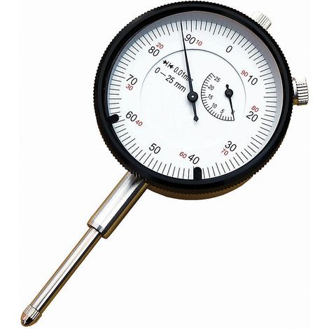 Comparateur RS PRO, Max 25mm, précision 0,01 pouce, résolution 0,01 mm Impérial ( Prix pour 1 )