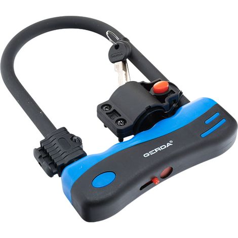 Candado para bicicleta en forma de U, negro Ultra 245/165S - MP BL 33778
