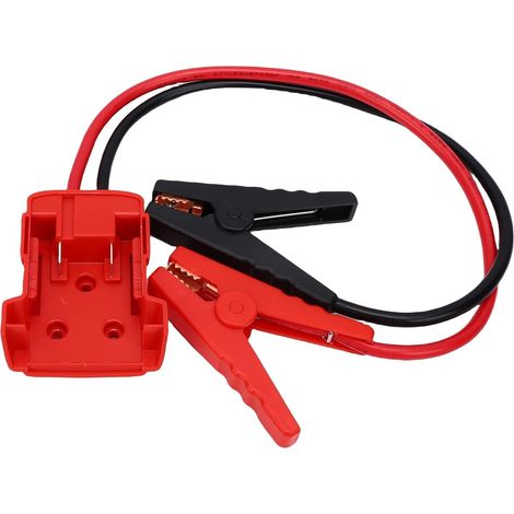 Heavy-Duty 8 AWG Jump Leads with High-Strength, Heat-Resistant Clamps (392°F) for M18 18V Batteries, Mid-Range Cars, Light Trucks, and SUVs (2 ft) (1/5)