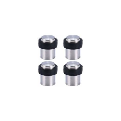 Fermaporta da pavimento Crezuo da 4,6 cm in acciaio inox (confezione da 4) (1/4)