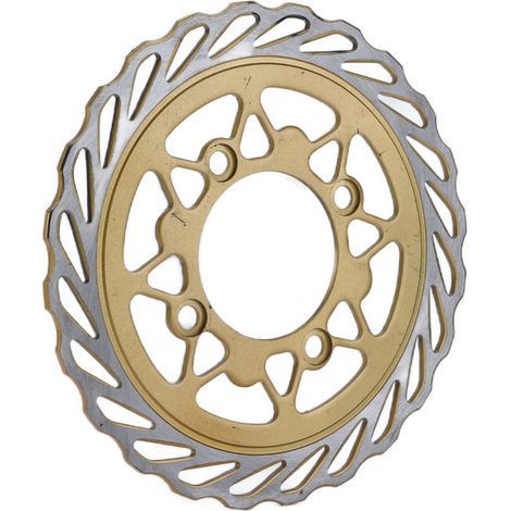 Cryfokt Disque de Frein Dirt Bike 230 Mm, Rotor en Alliage D'acier de Haute qualité pour un Freinage amélioré, adapté aux Amateurs de Dirt Bike. (1/5)