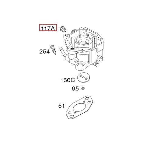 Set getto massimo originale motore rasaerba BRIGGS & STRATTON 806439