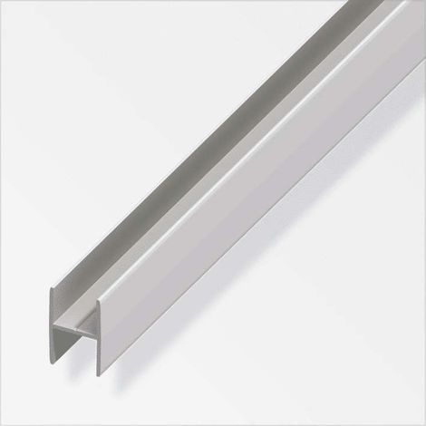 Alfer Profilo A H 19 mm Alluminio Argento per Bordatura 1 m