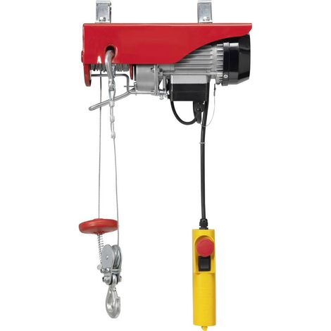 Toolcraft – Palan électrique 1550315 – Charge max. 250 kg – Hauteur de levage 12 m – Moteur 500 W – Tension 230 V – Câble 12 m (1/4)