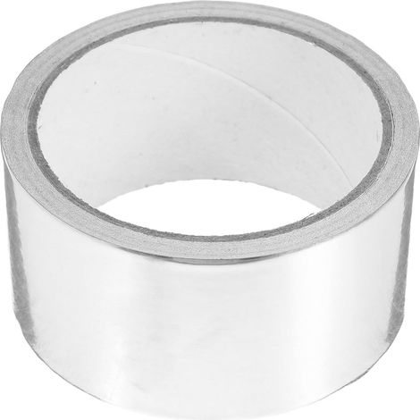 Ruban adhésif en aluminium renforcé pour cuisine, 1 rouleau, argenté, résistant aux graisses, (1/5)