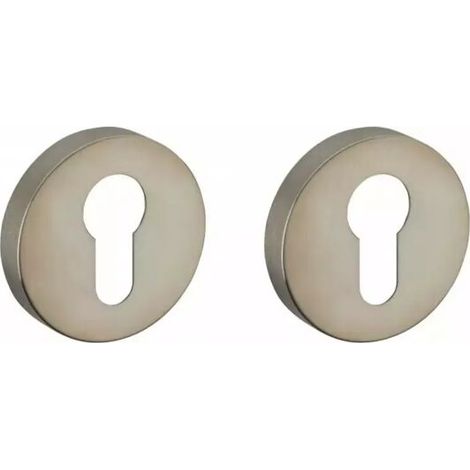 Paire de rosaces inox 304 cylindre (1/2)