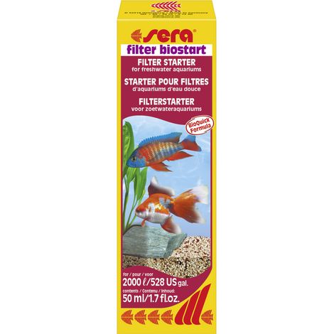 Sera Aquariumfilter biostart 50 ml Wasseraufbereiter